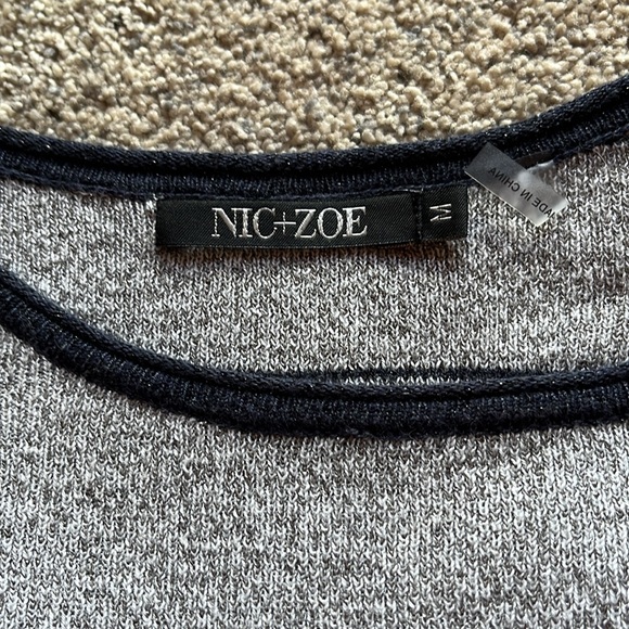 Nic&Zoe patterned sweater size M - Picture 5 of 6